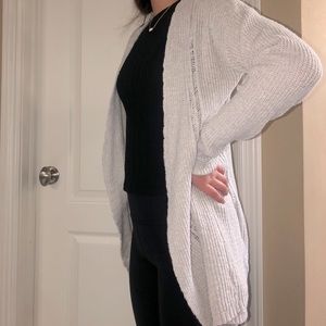 Aeropostale Cream Knit Cardigan